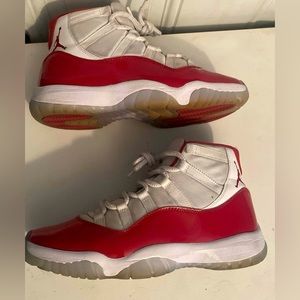 Jordan 11 Cherrys , Size 9, Red